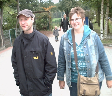 Johanna und Axel im Jaderberger Zoo